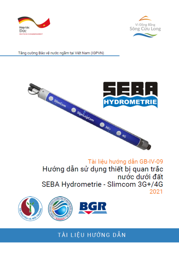 Hướng dẫn sử dụng thiết bị quan trắc nước dưới đất SEBA Hydrometrie - Slimcom 3G+/4G
