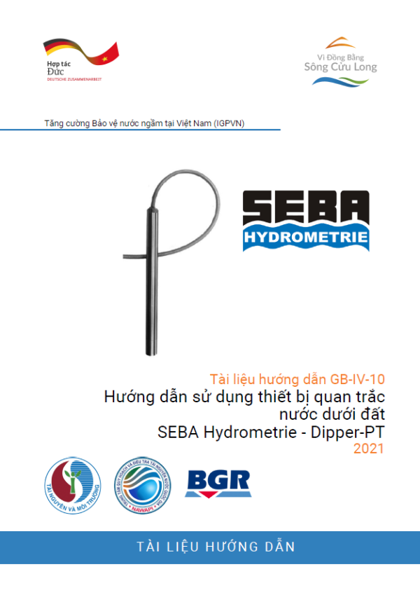 Hướng dẫn sử dụng thiết bị quan trắc nước dưới đất SEBA Hydrometrie - Dipper-PT
