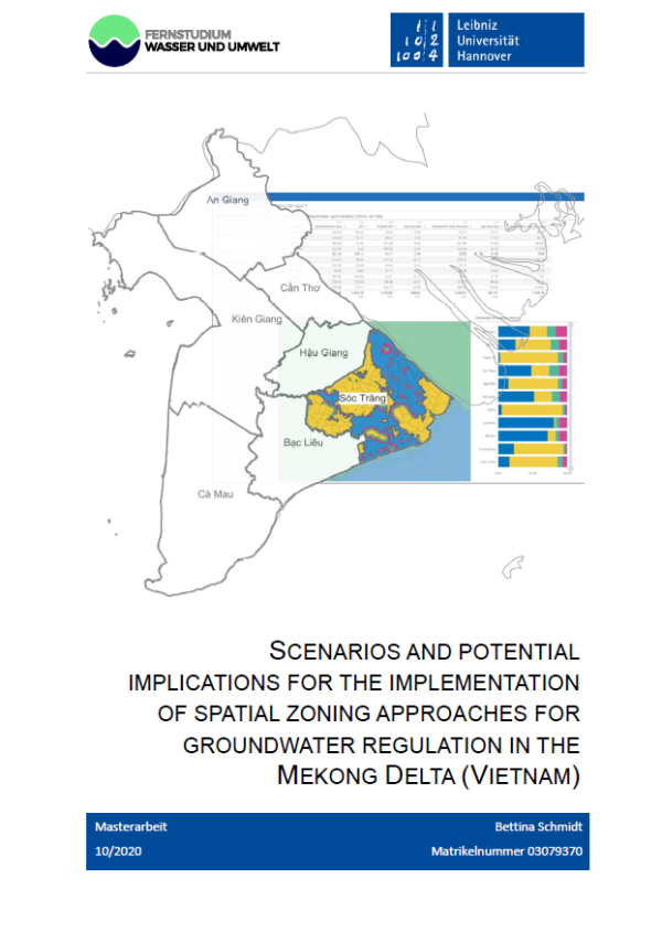 Scenarios and potential implications for the implementation of spatial zoning approaches for groundwater regulation in the Mekong Delta (Vietnam) - MSc thesis