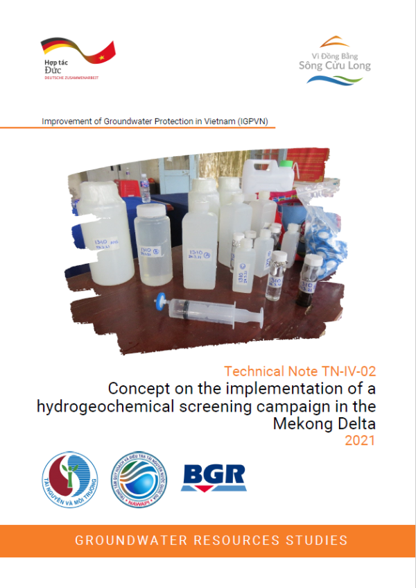 Concept on the implementation of a hydrogeochemical screening campaign in the Mekong Delta